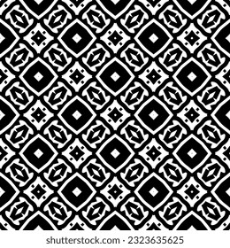 Patrón geométrico de estilo étnico. Fondo sin inconvenientes con formas abstractas. Papel pintado en blanco y negro. Resumen de fondo con Patrón repetitivo para la decoración, textil y de tela.
