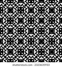 Patrón geométrico de estilo étnico. Fondo sin inconvenientes con formas abstractas. Papel pintado en blanco y negro. Resumen de fondo con Patrón repetitivo para la decoración, textil y de tela.