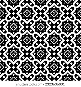 Patrón geométrico de estilo étnico. Fondo sin inconvenientes con formas abstractas. Papel pintado en blanco y negro. Resumen de fondo con Patrón repetitivo para la decoración, textil y de tela.