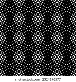 Geometric pattern in ethnic style. Seamless ornament  with  abstract shapes. Black and white wallpaper. Abstract background  with Repeating pattern for decor, textile and fabric.