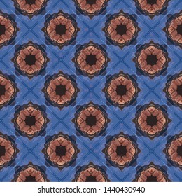 Geometric pattern ethnic and tribal motifs. Vintage retro style ornament illustration