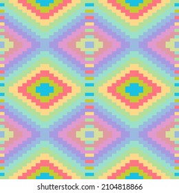 geometric pattern. Ethnic vector texture.Tribal seamless colorful. abstract background.