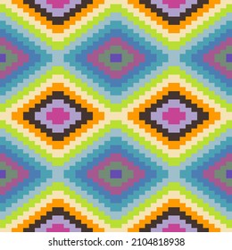 geometric pattern. Ethnic vector texture.Tribal seamless colorful. abstract background.