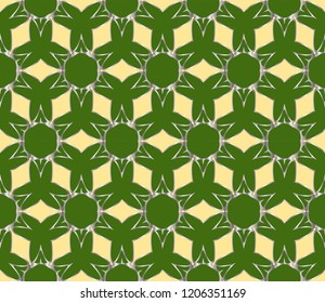 Geometric pattern, executed in a coherent surface. Illustration of a kaleidoscope. The background image
