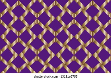 Geometric pattern, executed in a coherent surface. Illustration of a kaleidoscope. The background image. Luxury Geometric Pattern with art deco ornament.  Luxury  vector pattern.
