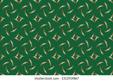 Geometric pattern, executed in a coherent surface. Illustration of a kaleidoscope. The background image. Luxury Geometric Pattern with art deco ornament. Luxury  vector pattern. Vector illustration,