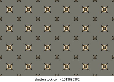 Geometric pattern, executed in a coherent surface. Illustration of a kaleidoscope. The background image. Luxury Geometric Pattern with art deco ornament. Luxury vector pattern.Vector illustration 