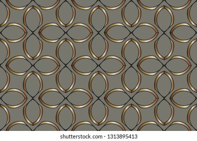 Geometric pattern, executed in a coherent surface. Illustration of a kaleidoscope. The background image. Luxury Geometric Pattern with art deco ornament. Luxury vector pattern.Vector illustration 