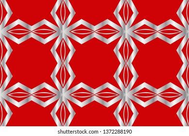 Geometric pattern, executed in a coherent surface. Illustration of a kaleidoscope. The background image. Luxury Geometric Pattern with art deco ornament.
