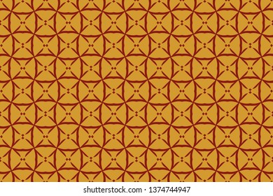 Geometric pattern, executed in a coherent surface. Illustration of a kaleidoscope. The background image 