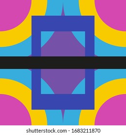 geometric pattern expressive shape ornaments graphical background