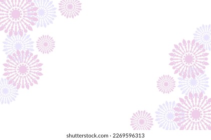 Geometric pattern eye-catching background material