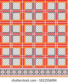 geometric pattern  for fabric print and background and texture and tile or home decor use