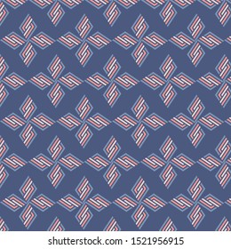 Geometric pattern fashion design for textile or print - vector background