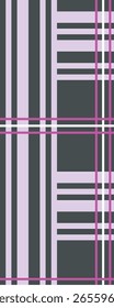 A geometric pattern featuring stripes and grids in shades of purple and gray, suitable for backgrounds or textile designs.