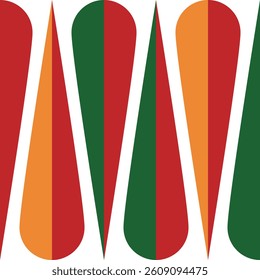 Geometric Pattern. Figures of different shapes. Tribal form. Flowers. Geometric creative design. Beautiful textures. Colorful art. Modern graphic poster. Retro color. Vector illustration