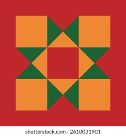 Geometric Pattern. Figures of different shapes. Tribal form. Flowers. Geometric creative design. Beautiful textures. Colorful art. Modern graphic poster. Retro color. Vector illustration