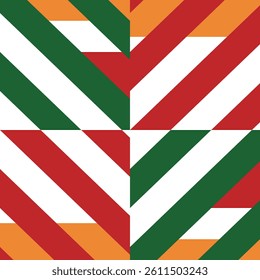 Geometric Pattern. Figures of different shapes. Tribal form. Flowers. Geometric creative design. Beautiful textures. Colorful art. Modern graphic poster. Retro color. Vector illustration