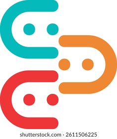 Geometric Pattern. Figures of different shapes. Tribal form. Flowers. Geometric creative design. Beautiful textures. Colorful art. Modern graphic poster. Retro color. Vector illustration