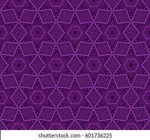 geometric pattern in floral lace style. Ethnic ornament. Vector illustration. For modern interior design, fashion textile print, wallpaper, decor panel