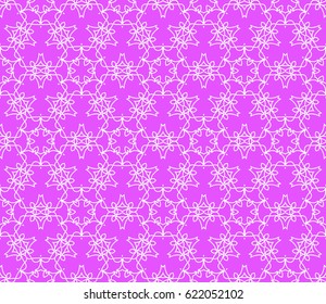 geometric pattern in floral lace style. Ethnic ornament. Vector illustration. For modern interior design, fashion textile print, wallpaper, decor panel