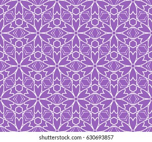 geometric pattern in floral lace style. Ethnic ornament. Vector illustration. For modern interior design, fashion textile print, wallpaper, decor panel