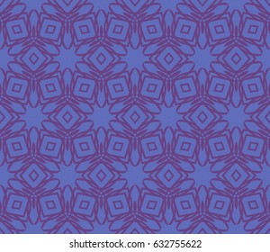 geometric pattern in floral lace style. Ethnic ornament. Vector illustration. For modern interior design, fashion textile print, wallpaper, decor panel