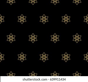 geometric pattern in floral lace style. Ethnic ornament. Vector illustration. For greeting cards, invitations, cover book, fabric, scrapbooks.