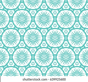geometric pattern in floral lace style. Ethnic ornament. Vector illustration. For greeting cards, invitations, cover book, fabric, scrapbooks.