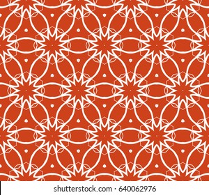 geometric pattern in floral lace style. Ethnic ornament. Vector illustration. For greeting cards, invitations, cover book, fabric, scrapbooks.