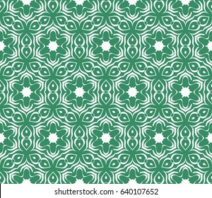 geometric pattern in floral lace style. Ethnic ornament. Vector illustration. For greeting cards, invitations, cover book, fabric, scrapbooks.