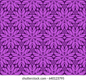 geometric pattern in floral lace style. Ethnic ornament. Vector illustration. For greeting cards, invitations, cover book, fabric, scrapbooks.