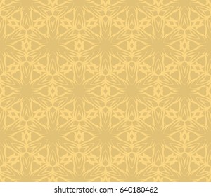 geometric pattern in floral lace style. Ethnic ornament. Vector illustration. For greeting cards, invitations, cover book, fabric, scrapbooks.