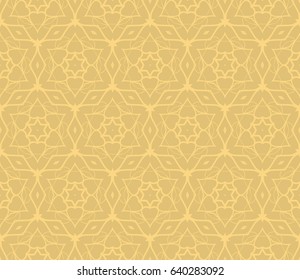 geometric pattern in floral lace style. Ethnic ornament. Vector illustration. For greeting cards, invitations, cover book, fabric, scrapbooks.