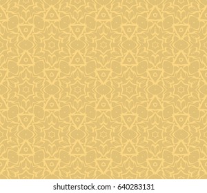 geometric pattern in floral lace style. Ethnic ornament. Vector illustration. For greeting cards, invitations, cover book, fabric, scrapbooks.