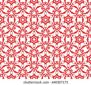 geometric pattern in floral lace style. Ethnic ornament. Vector illustration. For greeting cards, invitations, cover book, fabric, scrapbooks.
