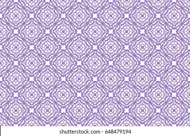 geometric pattern in floral lace style. Ethnic ornament. Vector illustration. For modern interior design, fashion textile print, wallpaper, decor panel