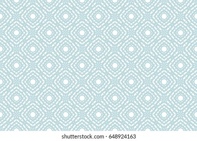 geometric pattern in floral lace style. Ethnic ornament. Vector illustration. For modern interior design, fashion textile print, wallpaper, decor panel