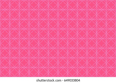 geometric pattern in floral lace style. Ethnic ornament. Vector illustration. For modern interior design, fashion textile print, wallpaper, decor panel