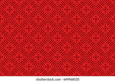 geometric pattern in floral lace style. Ethnic ornament. Vector illustration. For modern interior design, fashion textile print, wallpaper, decor panel