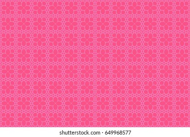geometric pattern in floral lace style. Ethnic ornament. Vector illustration. For modern interior design, fashion textile print, wallpaper, decor panel