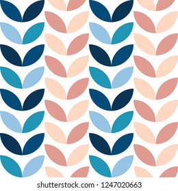 geometric pattern. floral seamless background. 