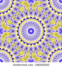 geometric pattern in floral style. Ornament. Vector illustration. For modern interior design, fashion textile print, wallpaper