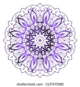 geometric pattern in floral style. Ornament. Vector illustration. For modern interior design, fashion textile print, wallpaper