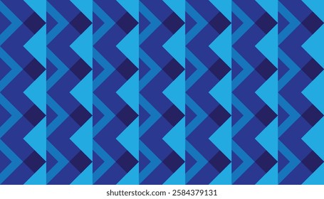 Geometric pattern with a focus on diagonal lines and a monochromatic blue color scheme