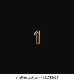 Geometric pattern and GOLDEN colour X letter icon based minimal logo