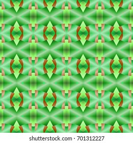 Geometric pattern with gradient . Abstract color ornament for website, corporate style, fashion design and house interior design, as well for hand crafts and DIY. Endless texture. Vector illustration.