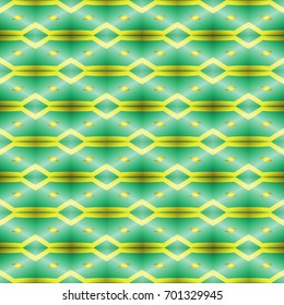 Geometric pattern with gradient . Abstract color ornament for website, corporate style, fashion design and house interior design, as well for hand crafts and DIY. Endless texture. Vector illustration.