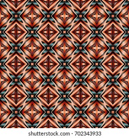 Geometric pattern with gradient . Abstract color ornament for website, corporate style, fashion design and house interior design, as well for hand crafts and DIY. Endless texture. Vector illustration.