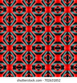 Geometric pattern with gradient . Abstract color ornament for website, corporate style, fashion design and house interior design, as well for hand crafts and DIY. Endless texture. Vector illustration.
